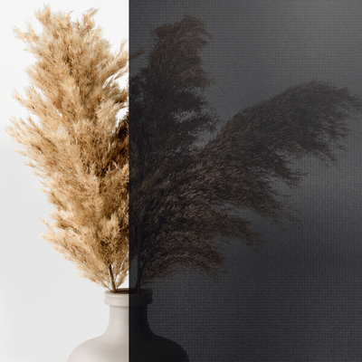 Persiana exterior enrollable para ventanas | Gris translúcida | Ancho ajustable | Instalación sin taladros