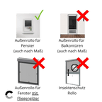 Funcionamiento motorizado (adaptación para persianas enrollables existentes)